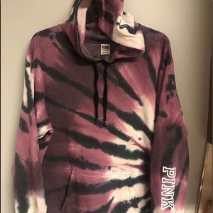 Pink Victoria Secret Tie Dye Purple outfit XL set